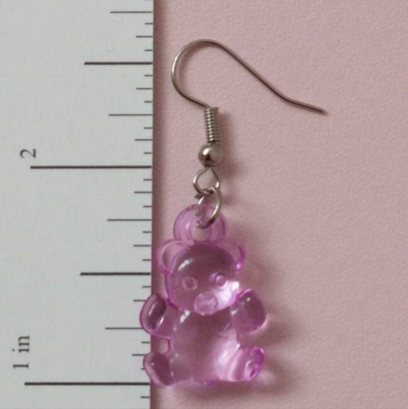 Teddy bear earrings💚🧸💚 - Picture 3 of 3